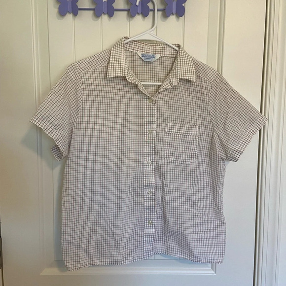 Vintage‎ Sears women’s checkered button down shirt - Picture 1 of 6